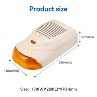 Sirène d'incendie personnalisée 12V/24V Sirène d'alarme de sécurité des fabricants de systèmes de sécurité en ABS Sirène de sécurité domestique avec stroboscope