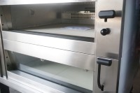 Oven Roti Listrik Eropa 3 Lapis dengan Alas Batu untuk Dapur Komersial