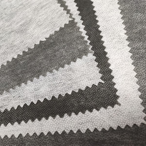 Vải Lót Nóng Chảy <span class=keywords><strong>Polyester</strong></span> Không Dệt Dính Nhiệt Với Chấm Kép Hoặc Chấm Dán Cho Lớp Lót - Product Image 5