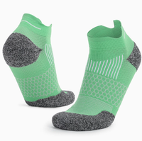Chaussettes de course Performance en coton et nylon, confortables, respirantes, avec logo personnalisé, compression, cyclisme, course à pied, chaussettes de cheville pour hommes