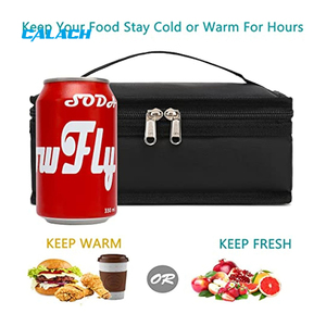 Boîte à lunch isotherme personnalisée avec logo, sac souple portable, mini glacière thermique avec poignée - Product Image 3