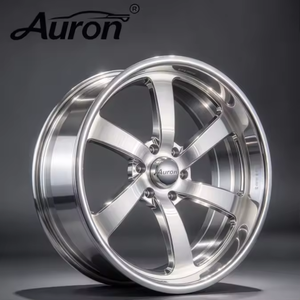 ล้ออัลลอยด์อะลูมิเนียม Auron ขนาด 5.25x17 ขัดเงา ลายหลายก้าน แบบสองชิ้น สำหรับรถยนต์นั่งส่วนบุคคล Porsche BMW  ปรับปรุงใหม่ - Product Image 1