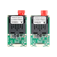 Transceptor de Video de Fibra Óptica CVBS 1CH Analógico para CCTV, Módulo TTL TX RX de Fibra Única FC 60KM 1270/1330nm para Extensión de Señal de Cámara