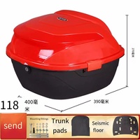 Boîte à bagages arrière de moto OEM de haute qualité 33L, système de verrouillage à dégagement rapide, étanche, en alliage d'aluminium, stockage direct, fabrication chinoise