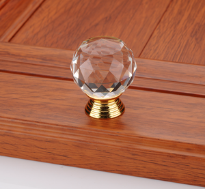 Modern Style <strong>Crystal</strong> <strong>Cabinet</strong> Handles Zinc Ball <strong>Knobs</strong> for Wardrobe Drawer Kitchen &amp; Bathroom Dresser Decorative <strong>Crystals</strong> - Product Image 5