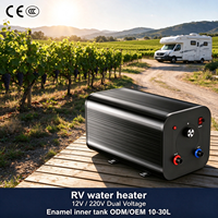 Chauffe-eau pour camping-car avec alimentation double 12V/120V et écran numérique 6 gallons pour les voyages en camping-car, fabricant OEM