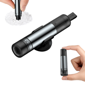 LCRTDS Herramienta de Emergencia Portátil 2 en 1 de Aleación de Aluminio Plateada para Romper Ventanas de Automóviles y Cortar Cinturones de Seguridad, Kit para Tierra y Agua - Product Image 1