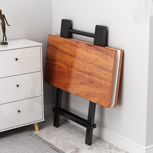 Mesa plegable cuadrada moderna, muebles <span class=keywords><strong>de</strong></span> comedor simples y portátiles para familias <span class=keywords><strong>pequeñas</strong></span> o estanterías <span class=keywords><strong>de</strong></span> habitaciones <span class=keywords><strong>de</strong></span> <span class=keywords><strong>alquiler</strong></span> para uso doméstico - Product Image 5