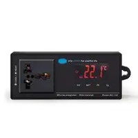 Digital LED Regolatore di Temperatura 16-40Centigrade Termostato per Rettile Acquario