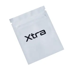 定制聚酯薄膜草包装袋3.5克7g饼干大麻印刷防臭塑料袋，带可重复使用的拉链