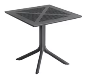 Juego de mesa de centro de lujo de 3 mesas de muebles de café cuadradas PP para exteriores para sala de estar - Product Image 2