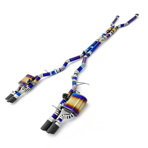 Sistema de Escape Valvetronic de Titanio Azul con Válvulas GDR Catback 2005-2010 para <span class=keywords><strong>BMW</strong></span> <span class=keywords><strong>M5</strong></span> E60 M6 E63 E64 <span class=keywords><strong>V10</strong></span> <span class=keywords><strong>5.0</strong></span> Directo de Fábrica - Product Image 3