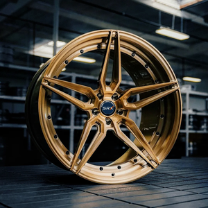 ล้อแม็กซ์ SRX SRX-71 รุ่นใหม่ ขนาด 16-24 นิ้ว ผลิตจากอะลูมิเนียมฟอร์จ 2 ชิ้น แบบเว้า สีบรอนซ์ สำหรับรถยนต์หรู Mercedes- สำหรับ Audi - Product Image 6