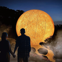 Romance Airtight Planet PVC Gonflable avec lumière LED pour la décoration de mariage
