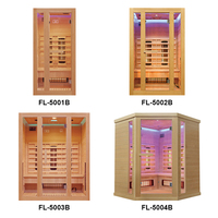 Sauna à infrarouge Dôme Sauna à infrarouge Sauna à infrarouge en bois massif Portable pour 2 personnes Sauna à infrarouge lointain