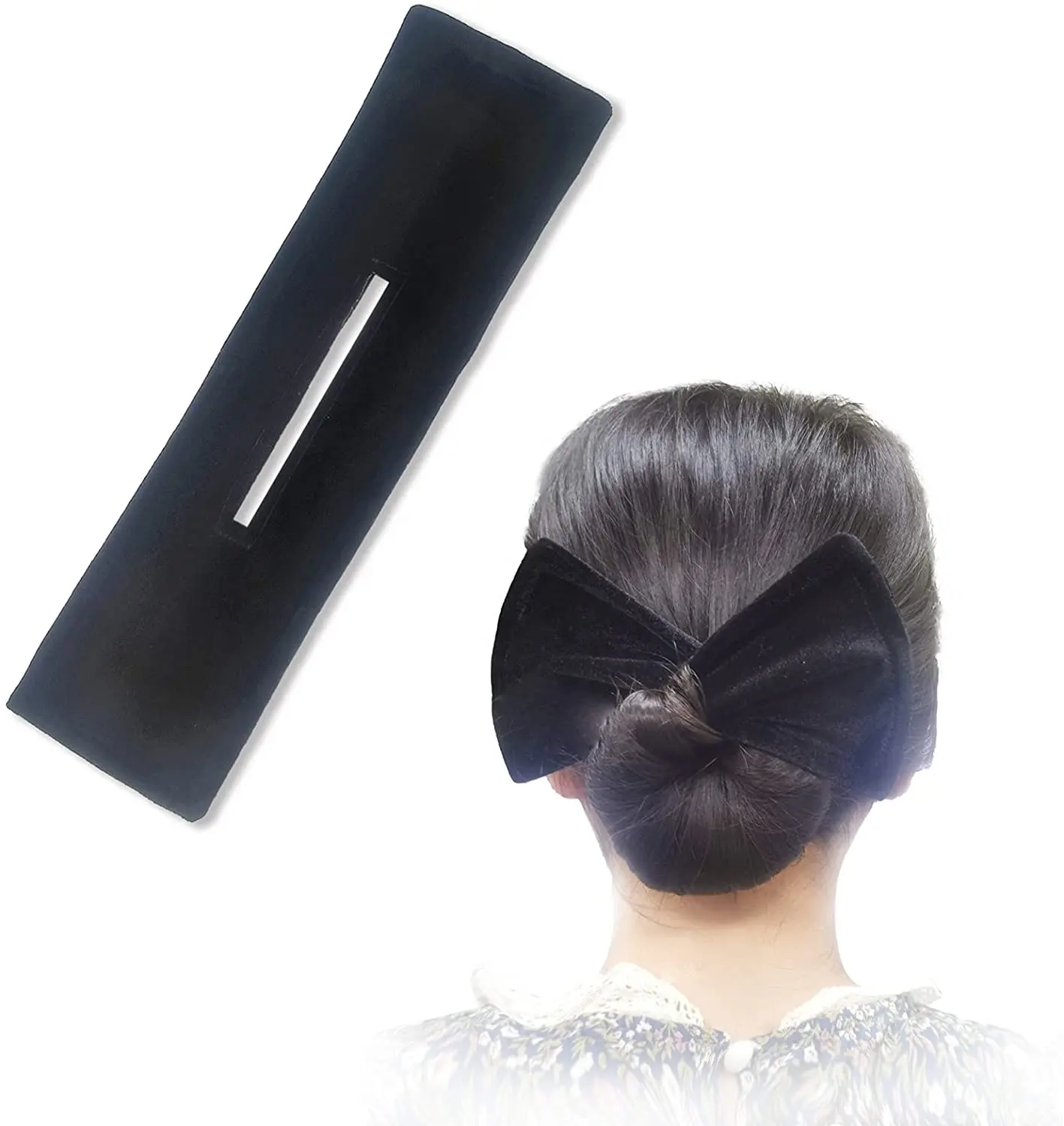 Deft Bun for Hair Solid Color Magic Clip Knotted Wire Deft Bun French Twist Bun Shaper for Women Girls Hairstyle