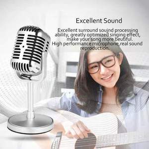Microphone pour ordinateur de bureau pour streamers, karaoké, PUBG, chat vocal, jeu, streaming en direct, carte son vocale - Product Image 4