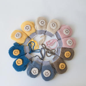 <span class=keywords><strong>Mtbb</strong></span> ถุงมืออะคริลิคบุขนแกะสำหรับเด็กถุงมือแบบเต็มนิ้วลายหน้ายิ้มสำหรับฤดูหนาว - Product Image 3