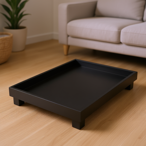 Leopold Tablett Izumi <b>Black</b> Rectangular Decorative <b>Tray</b> For Home Dcor - Product Image 3