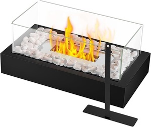 Foyer de table Portable Smores Maker <span class=keywords><strong>Kit</strong></span> Intérieur/Extérieur Mini <span class=keywords><strong>Cheminée</strong></span> Table Top Decor Home Patio - Product Image 1