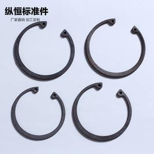 Anillo de retención en forma de C Zongheng 65Mn métrico GBT893.1 de inserción rápida para orificio - Product Image 5