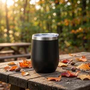 Offerta Speciale: Tazze Personalizzate per Matrimonio 12oz, Tazza Termica da Viaggio, Thermos Nero, Bicchiere per Vino con Coperchio e Cannuccia - Product Image 6