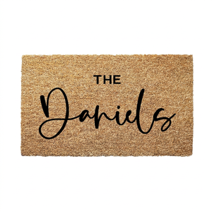 CocoMark Rustic™ Custom Logo Printed Coir Doormat <b>Large</b> <b>Outdoor</b> Natural Coir Entrance <b>Mat</b> with Rubber Backing - Product Image 1