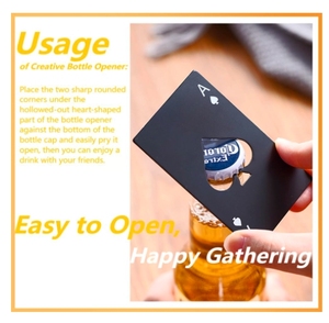 Ouvre-bouteille de vin portable en acier inoxydable de conception créative pour les mariages et les fêtes Cadeaux de garçons d'honneur de couleur noire - Product Image 2