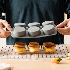Silicone Muffin Pan Cupcake Making Mold Non Stick Pastry Baking Pan Cake Mold Silicone <b>Oven</b> Baking Cake Mold - Product Image 5