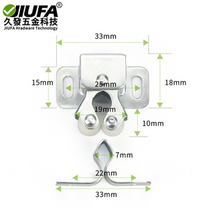 Pestillo para Puerta JiuFa CS-8330, Tope de Puerta de Gabinete con Recubrimiento de Zinc para Puertas de Madera, Diseño Moderno y Simple - Product Image 2