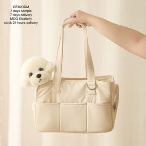 <b>Pet</b> <b>Carriers</b> Travel Products Luxury Classic Fashion Outdoor Warm Breathable Dogs Backpack Zipper Durable Eco-Friendly Nylon - Product Image 1