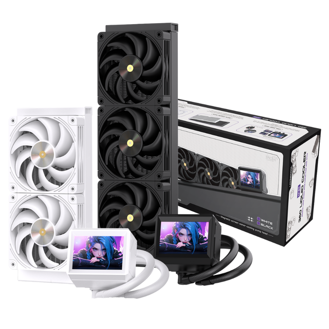 Speedy  Water Cooling PC CPU Liquid Cooler 240/360mm No RGB AIO Copper & Aluminum Heatsink