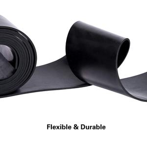Voll gummist reifen, Bleche, Rollen 1/8 "(.125") Dick x 2 "breit, perfekt für DIY-Gummi dichtung, Wetterschutz, Abdichtung, Polsterung - Product Image 3