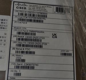 <span class=keywords><strong>Cisco</strong></span> chất xúc tác 8300 loạt cạnh nền tảng loạt 2ru với 10g WAN mạng <span class=keywords><strong>Router</strong></span> C8300-2N2S-4T2X - Product Image 5