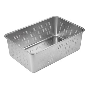 Moderne 32*22 Carré En Acier Inoxydable 304/201 Plateau Perforé En Métal Profond Cuisson Plateau De Nourriture pour La Maison Hôtel <span class=keywords><strong>Restaurant</strong></span> Usine - Product Image 4