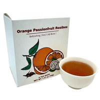 Thé Rooibos à la Passion et à l'Orange OEM ODM HACCP ISO22000 20 Sachets 40g Infusion Chaude ou Glacée