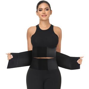 Rompi Pelatih Pinggang Penghilang Keringat Korset Pelangsing Pembentuk Tubuh Penghilang Berat Badan Setelan Sauna Kemeja Kompresi Korset Perut Pakaian Pembentuk Tubuh Model SQ132 - Product Image 6