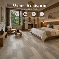 Carrelage en porcelaine imitation bois 600x600 mm, finition mate, antidérapant, pour salon et magasin de détail