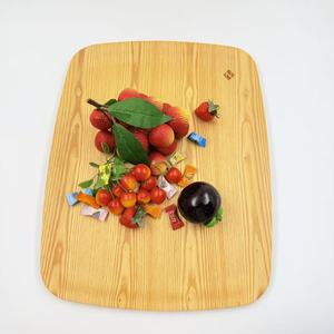 Plateau de service en bois de frêne 46x35,5 cm, motif boisé, pour fruits, collations, usage domestique - Product Image 2
