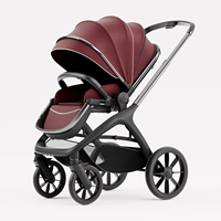 Poussette bébé de haute qualité 3 en 1 Système de pliage léger pour bébé Porte-bébé Poussette 3 en 1 réglable