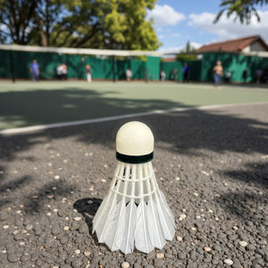 Воланы для бадминтона Custom T3 с куриными перьями, легкие, с пробковой основой из полиуретана, прямые перья, Tao Yu Speed 75, профессиональные, для тренировок, высококачественные - Product Image 1