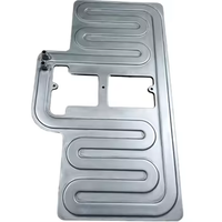 Plaque de refroidissement par eau personnalisée Plaque froide liquide en aluminium brasée sous vide
