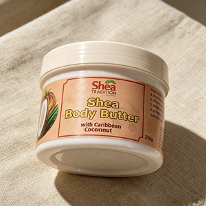 Beurre Corporel Bio Shea Tradition au Curcuma Jaune Naturel et Noix de Coco 100mL Point de Fusion 31°C-45°C Soin Peau Lisse et Éclatante - Product Image 1
