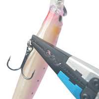 Pince de pêche à anneau fendu, outils pour enlever le hameçon, coupe ligne, matériel de pêche,