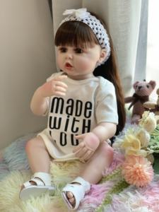 R & B cuerpo completo <span class=keywords><strong>de</strong></span> silicona niña Reborn bebé vinilo realista y silicona Reino Unido Lifereborn dormir recién nacido Reborn muñecas - Product Image 5