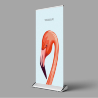 Geri çekilebilir taşınabilir Roll up Standee çerçeve geri çekilebilir afiş standları fuar işareti ekran standında süblimasyon boşlukları