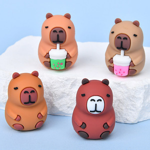 <span class=keywords><strong>Taille</strong></span>-<span class=keywords><strong>crayon</strong></span> Capybara en forme de patte de <span class=keywords><strong>chat</strong></span> en résine et caoutchouc souple, <span class=keywords><strong>taille</strong></span>-<span class=keywords><strong>crayon</strong></span> rotatif en forme de fruit - Product Image 1