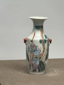 Antiguo China Qing Xuantong Famille Rose Porcelana Jarrón <span class=keywords><strong>DE</strong></span> ARTE Par <span class=keywords><strong>de</strong></span> FAMILLE ROSE ESPEJO IMAGEN JARROS CON ASAS DORADAS - Product Image 4