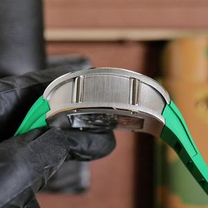 Montre <span class=keywords><strong>mécanique</strong></span> automatique classique Tonneau010 au design ajouré pour homme, montre de haute qualité <span class=keywords><strong>en</strong></span> acier inoxydable avec calendrier - Product Image 4