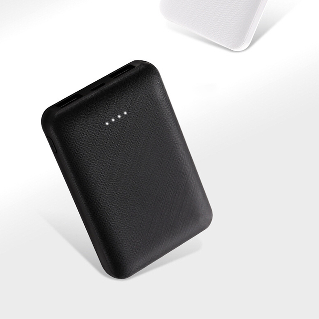 Dual Usb Rechargeable 10000mah Li-polymer Battery Portable Power Bank for Smartphone